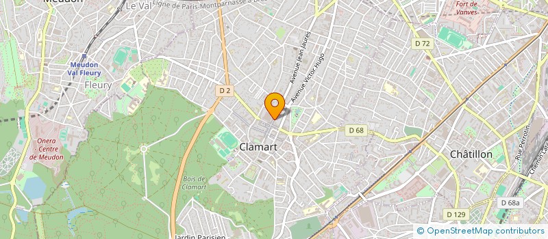 localisation de l'entreprise MADAME LAURE DESMIST à CLAMART