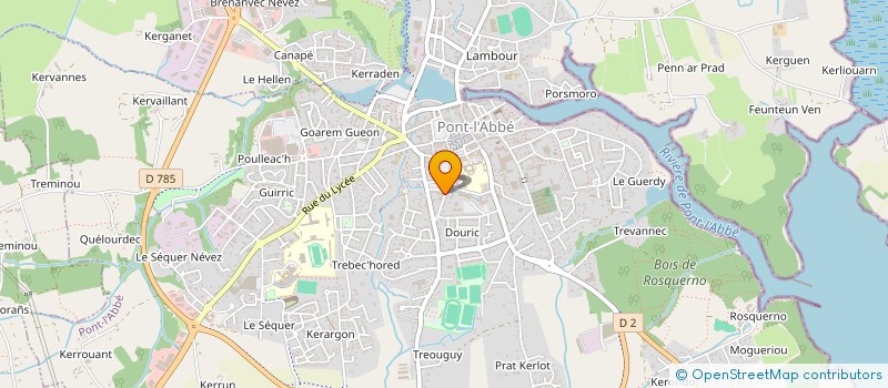 localisation de l'entreprise MADAME LAURE DEVAUX à PONT-L'ABBE