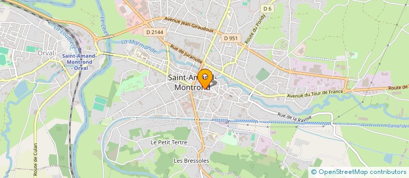 localisation de l'entreprise MADAME LAURE DEVERNOIS à SAINT-AMAND-MONTROND