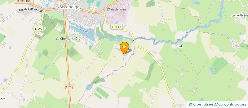 localisation de l'entreprise MADAME LAURE DEVINCENZI  SECONDIGNY