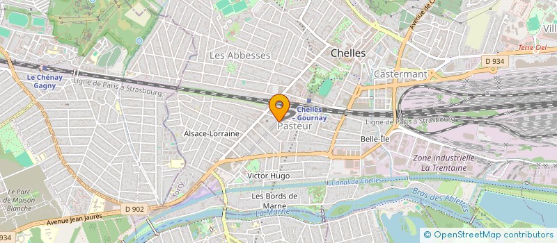 localisation de l'entreprise MADAME LAURE DEVOUASSOUD à CHELLES