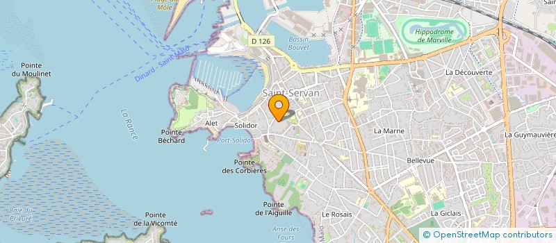 localisation de l'entreprise MADAME LAURE-DIANE JARDON  SAINT-MALO