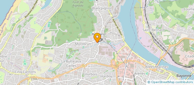 localisation de l'entreprise MADAME LAURE DORIN à ANGLET