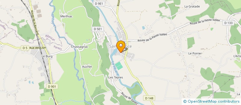 localisation de l'entreprise MADAME LAURE DOUBLET  SAINT-VIANCE