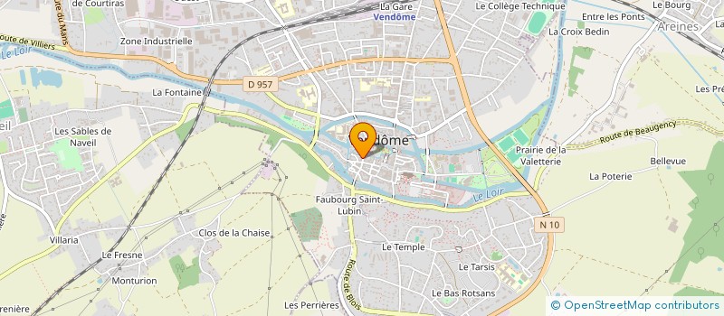 localisation de l'entreprise MADAME LAURE DOUDEAU à VENDOME