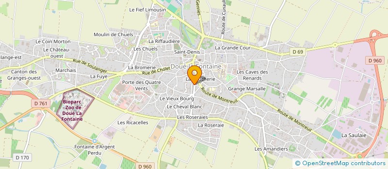 localisation de l'entreprise MADAME LAURE DOUMANDJI à DOUE-EN-ANJOU