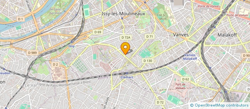 localisation de l'entreprise MADAME LAURE DREVILLON à ISSY-LES-MOULINEAUX