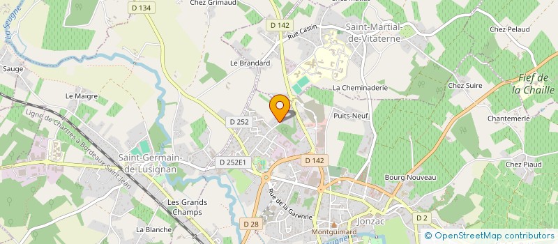 localisation de l'entreprise MADAME LAURE DRIOUCH à JONZAC