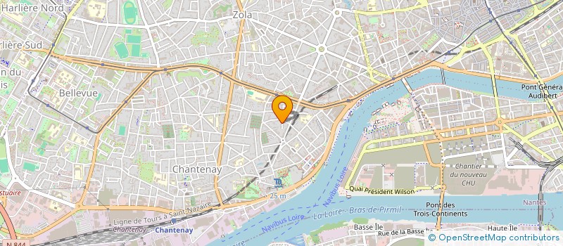 localisation de l'entreprise MADAME LAURE DU BOIS-TESSELIN DU BEL à NANTES