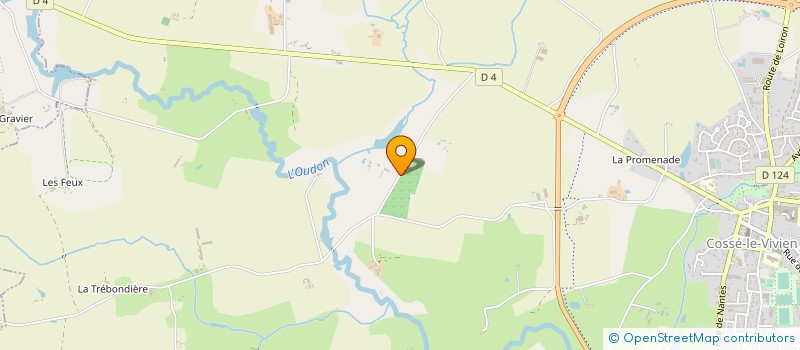 localisation de l'entreprise MADAME LAURE DU BOISBAUDRY à COSSE-LE-VIVIEN