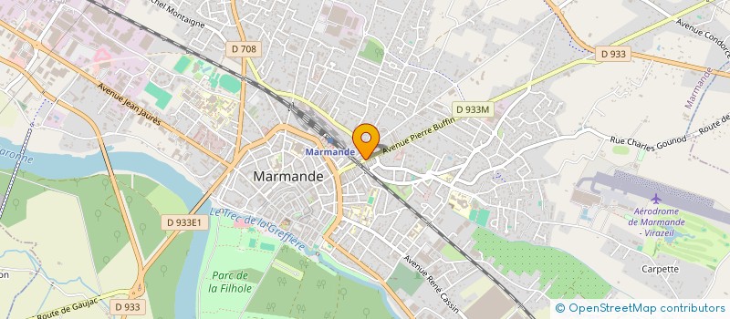 localisation de l'entreprise MADAME LAURE DUBERNARD  MARMANDE