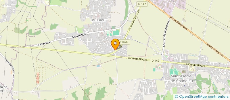 localisation de l'entreprise MADAME LAURE DUBOISSET  TOUSSIEU