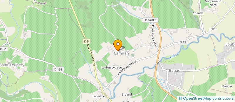 localisation de l'entreprise MADAME LAURE DUCOS  CAMIRAN