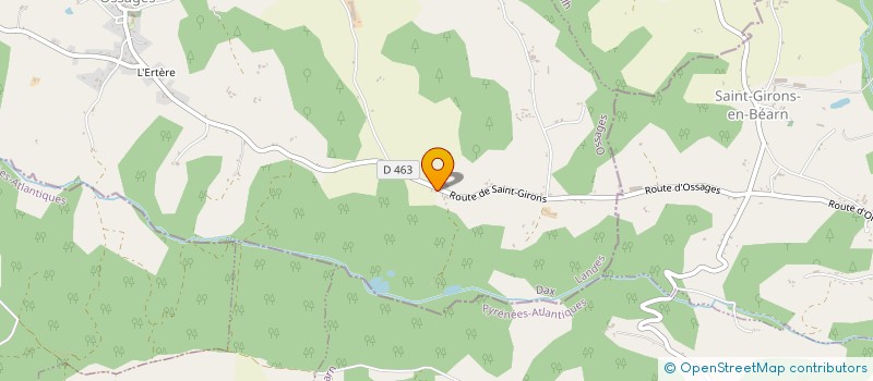 localisation de l'entreprise MADAME LAURE DUFAU  OSSAGES