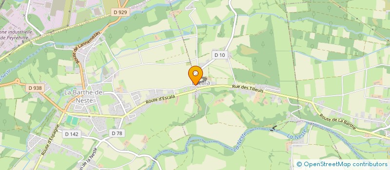 localisation de l'entreprise MADAME LAURE DUGOUJON  ESCALA