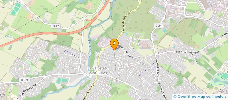 localisation de l'entreprise MADAME LAURE DUPONT  LA SALVETAT-SAINT-GILLES