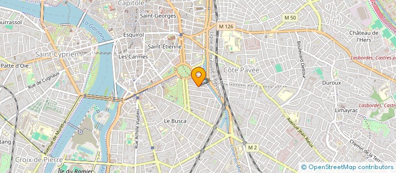 localisation de l'entreprise MADAME LAURE DURET à TOULOUSE