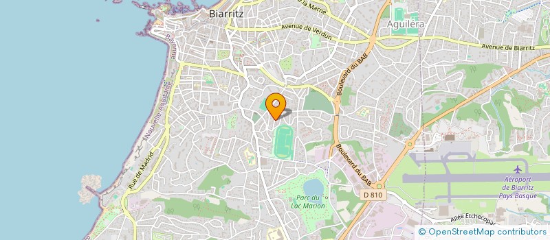 localisation de l'entreprise MADAME LAURE DUTILH à BIARRITZ