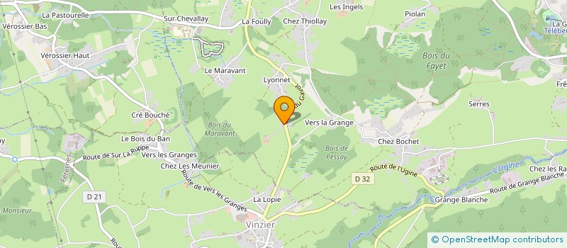 localisation de l'entreprise MADAME LAURE DUTRUEL  SAINT-PAUL-EN-CHABLAIS