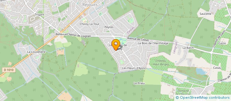 localisation de l'entreprise MADAME LAURE DUVERGER  CESTAS