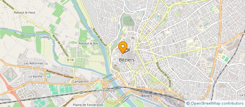 localisation de l'entreprise MADAME LAURE EBRAT  BEZIERS