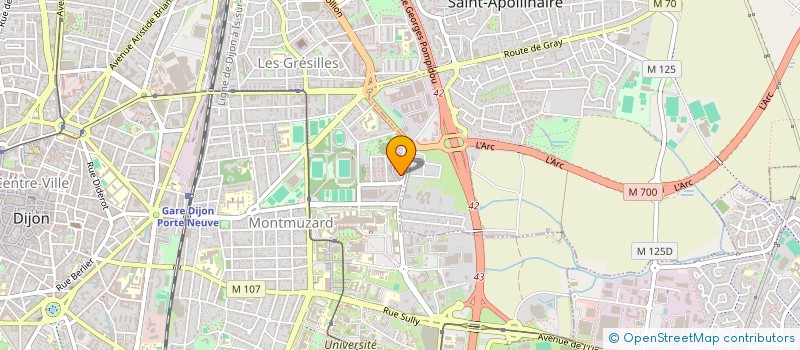 localisation de l'entreprise MADAME LAURE EL KHARBILI à DIJON