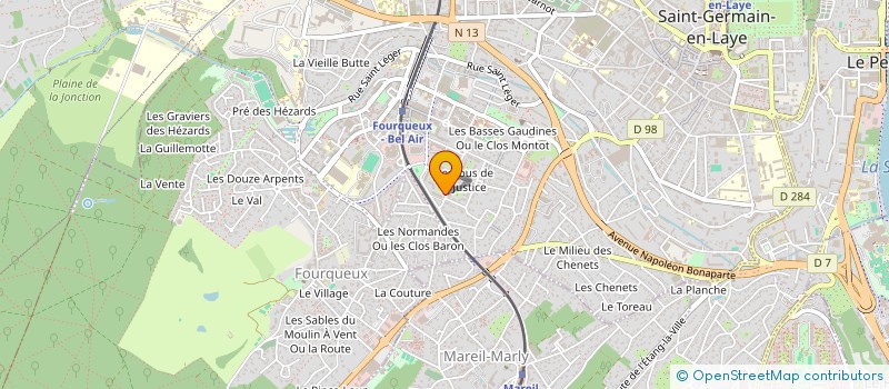 localisation de l'entreprise MADAME LAURE-ELISE CHERRIER  SAINT-GERMAIN-EN-LAYE