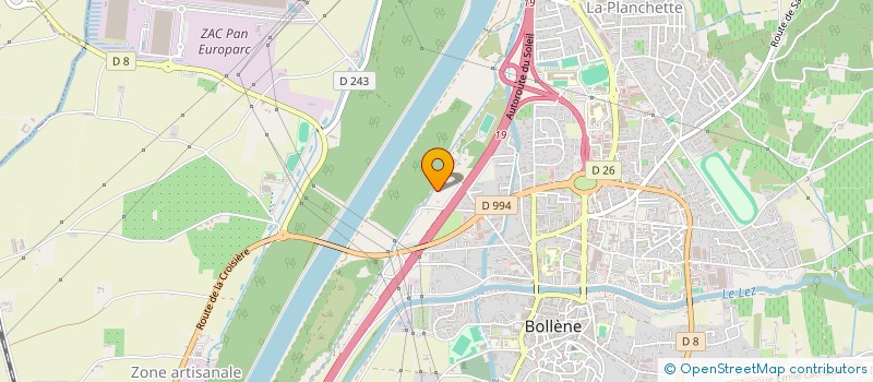 localisation de l'entreprise MADAME LAURE ELY  BOLLENE