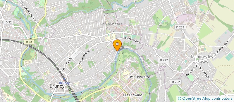 localisation de l'entreprise MADAME LAURE-EMMANUELLE CHAUSSAT  BRUNOY