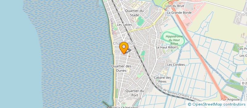 localisation de l'entreprise MADAME LAURE EMMANUELLE DUBUS à CHATELAILLON-PLAGE