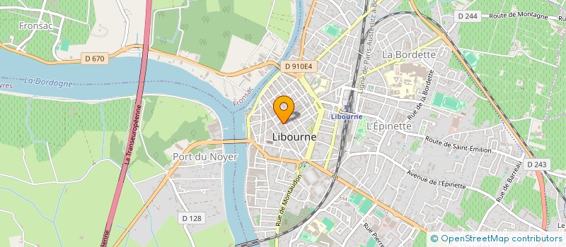 localisation de l'entreprise MADAME LAURE ESTEVE à LIBOURNE