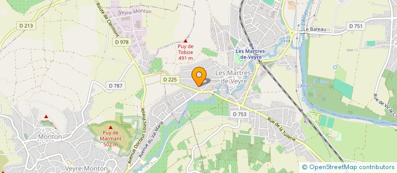 localisation de l'entreprise MADAME LAURE ETEVENARD à LES MARTRES-DE-VEYRE