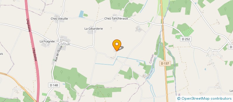 localisation de l'entreprise MADAME LAURE EYSSARTIER  CONSAC