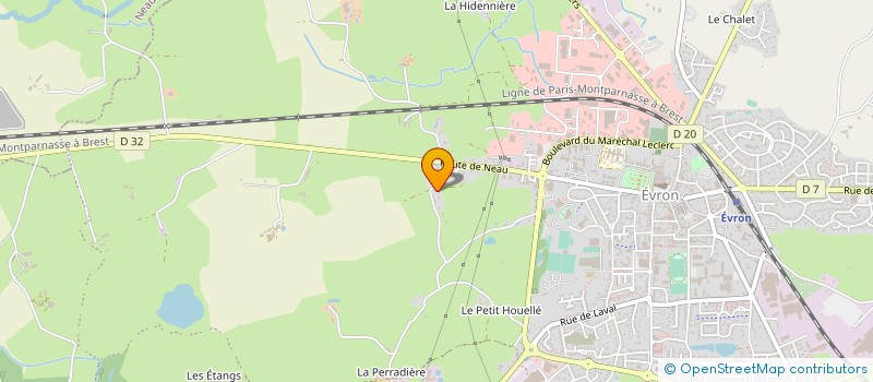 localisation de l'entreprise MADAME LAURE FAESSEL  EVRON