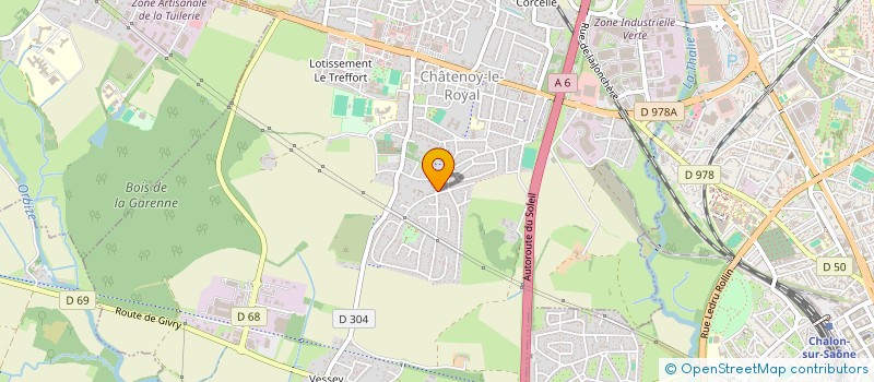 localisation de l'entreprise MADAME LAURE FARION  CHATENOY-LE-ROYAL