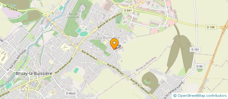 localisation de l'entreprise MADAME LAURE FLAMENT à BRUAY-LA-BUISSIERE