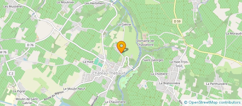 localisation de l'entreprise MADAME LAURE FLEURISSON à CHATEAU-THEBAUD