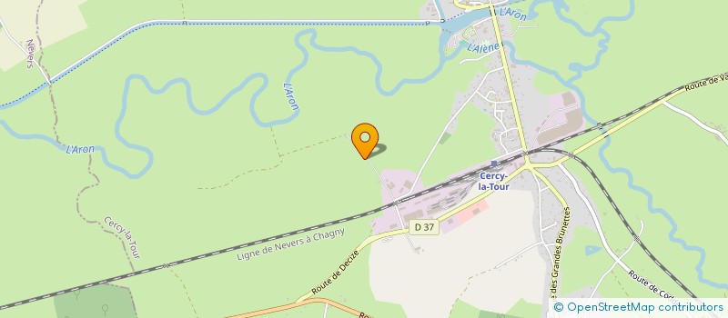 localisation de l'entreprise MADAME LAURE FLEURY  CERCY-LA-TOUR