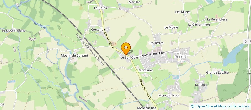 localisation de l'entreprise MADAME LAURE FOMBONNE  PERREX