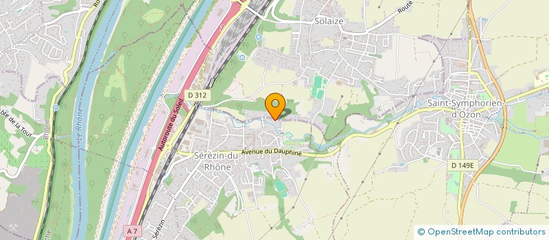 localisation de l'entreprise MADAME LAURE FONTANAY  SEREZIN-DU-RHONE