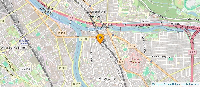 localisation de l'entreprise MADAME LAURE FORNETRAN à ALFORTVILLE