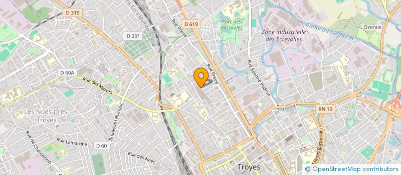 localisation de l'entreprise MADAME LAURE FOUCHENERET à TROYES