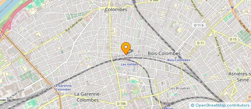 localisation de l'entreprise MADAME LAURE FOULLON à COLOMBES