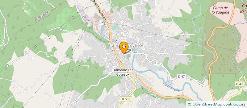 localisation de l'entreprise MADAME LAURE FRAISSE à TRANS-EN-PROVENCE