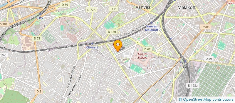 localisation de l'entreprise MADAME LAURE FRANCE MARIE LAYDEKER  MALAKOFF