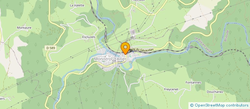 localisation de l'entreprise MADAME LAURE FRANQUET  MONISTROL-D'ALLIER