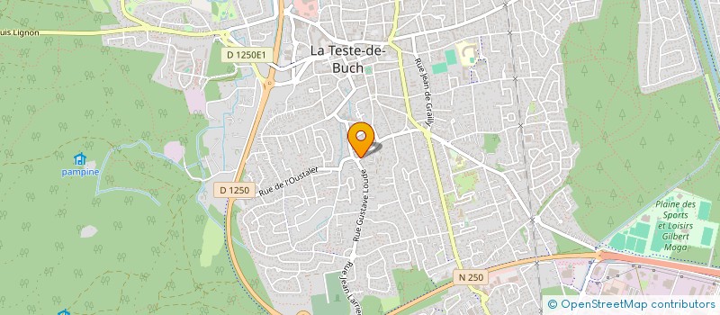 localisation de l'entreprise MADAME LAURE FRICHE à LA TESTE-DE-BUCH
