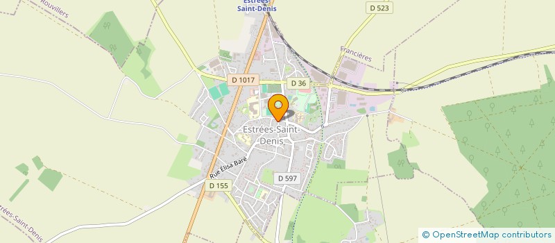 localisation de l'entreprise MADAME LAURE FRUCHARD  ESTREES-SAINT-DENIS