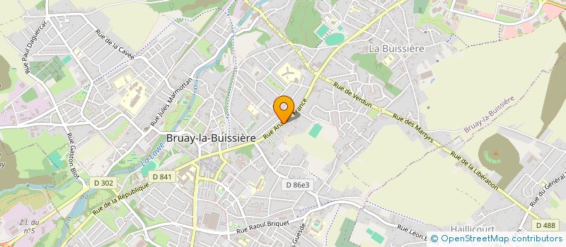 localisation de l'entreprise MADAME LAURE GABRIEL  BRUAY-LA-BUISSIERE