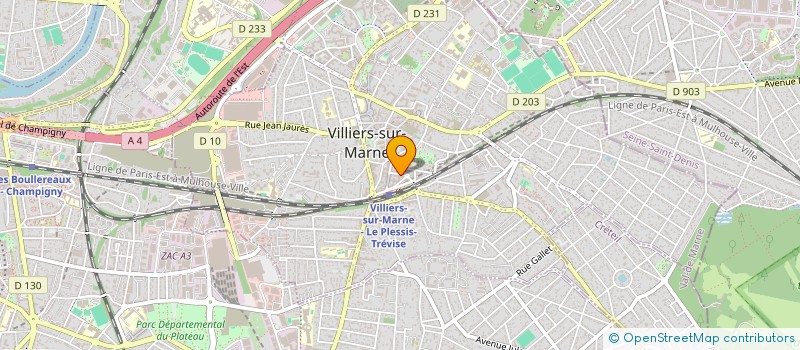 localisation de l'entreprise MADAME LAURE GALEY  VILLIERS-SUR-MARNE